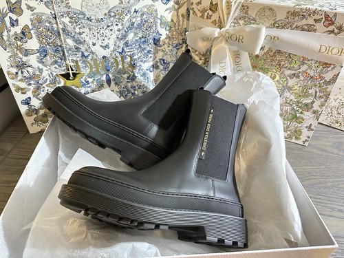 [ChristianDior ディオール ]TRIAL ロゴ サイドゴア ブーツ DIOR TRIAL ANKLE Boot | eBay
