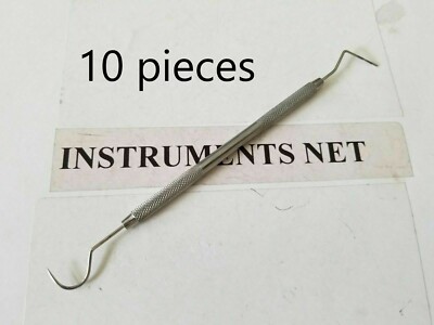 Dental Williams Explorer Probe 23 Color Coded Double Ended Instruments Set of 10