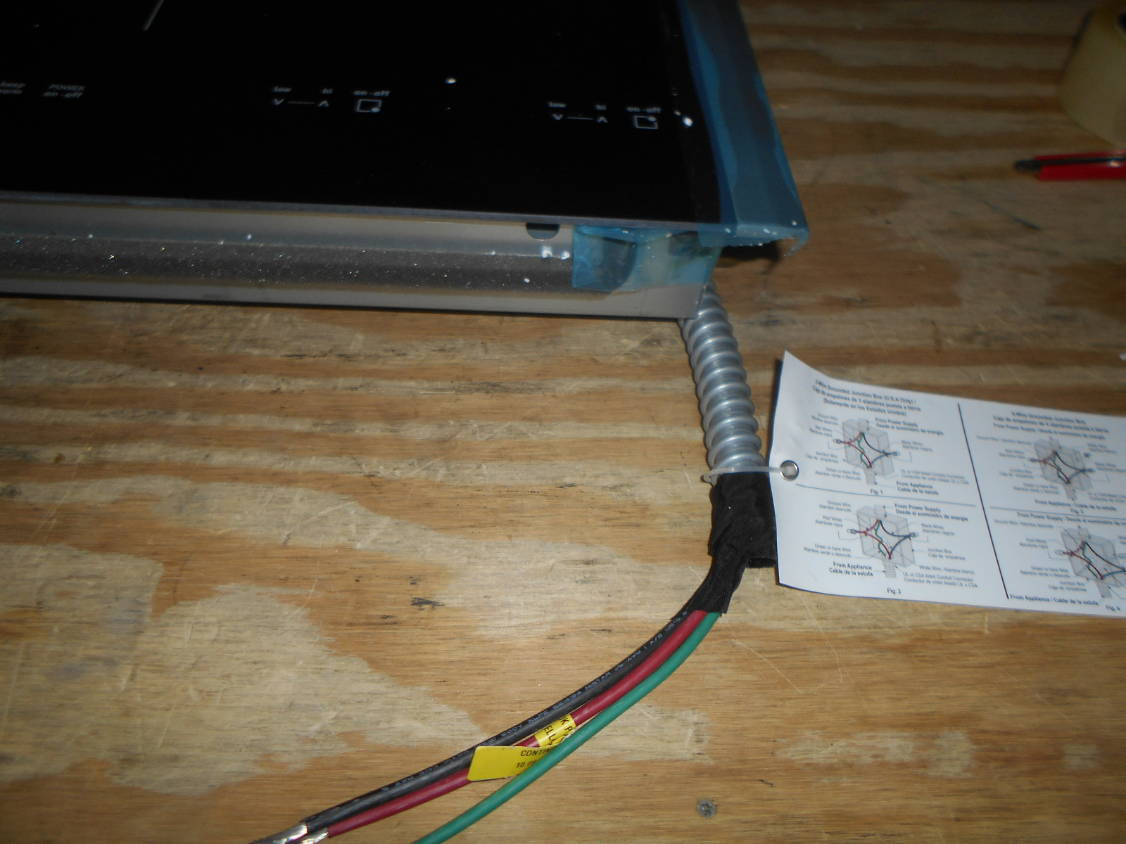 Professional FPIC3095MS Electric Cooktop, Bent Frame , For Parts