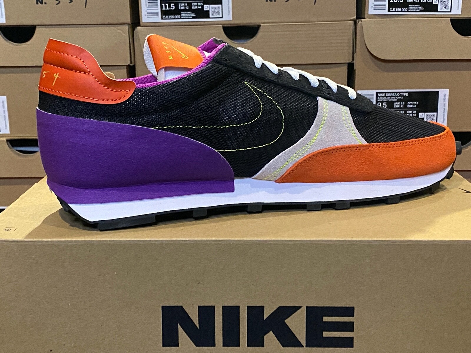 Nike Daybreak-Type Shoes Sneakers-Black 