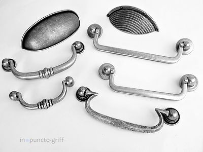 Möbelgriffe Möbel Griff Schale Hänger Zinn antik