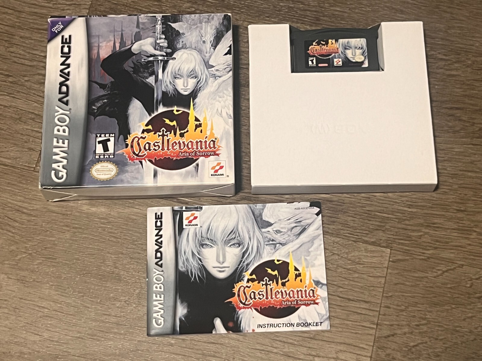激レア　キャッスルヴァニア　ヨーロッパ版　ゲームボーイアドバンスソフト Castlevania Aria of Sorrow Nintendo Game Boy Advance GBA