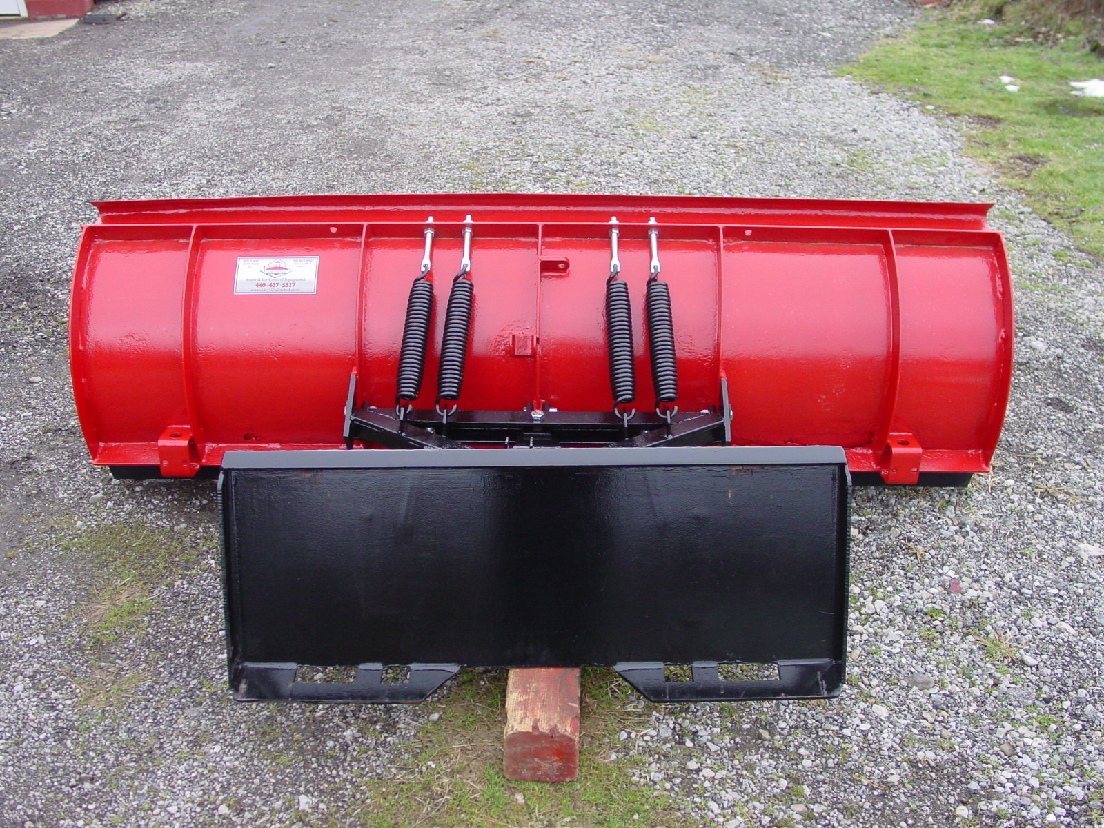 Skid Steer / Tractor Quick Attach Snow Plow 8' Western Pro Plow