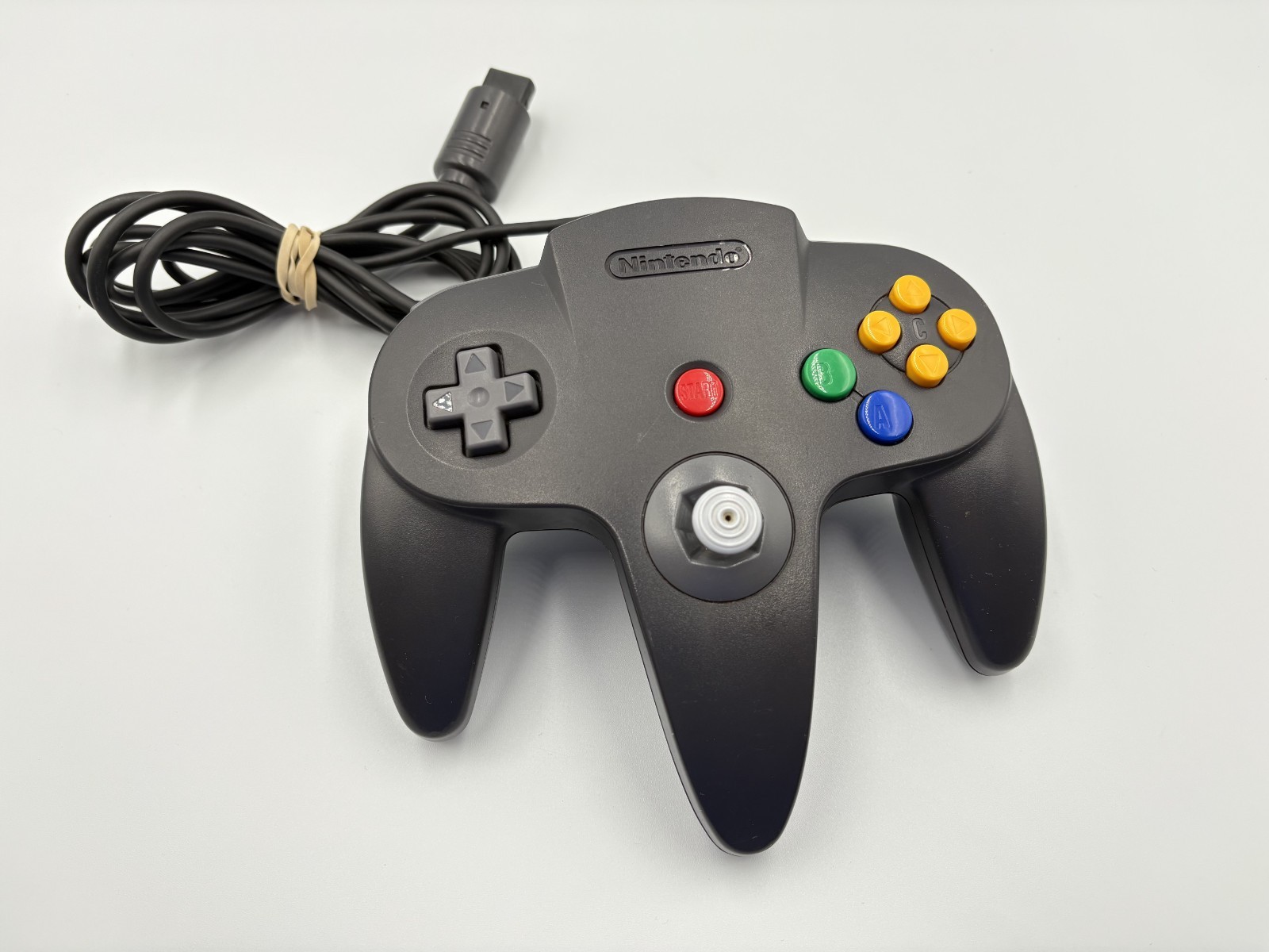 ニンテンドー64 ロクヨン　コントローラー ブラック 新品　NUS-005 OEM Nintendo 64 N64 NUS-005 Black Controller Original