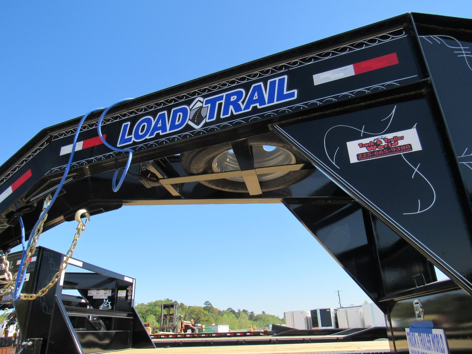 34'  DECKOVER GOOSENECK--2/10K DEXTER AXLES--LOAD TRAIL-5' DOVE W/MAX RAMPS