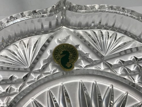 Waterford Crystal Candy Dish Pointed Star Burst Design 8
