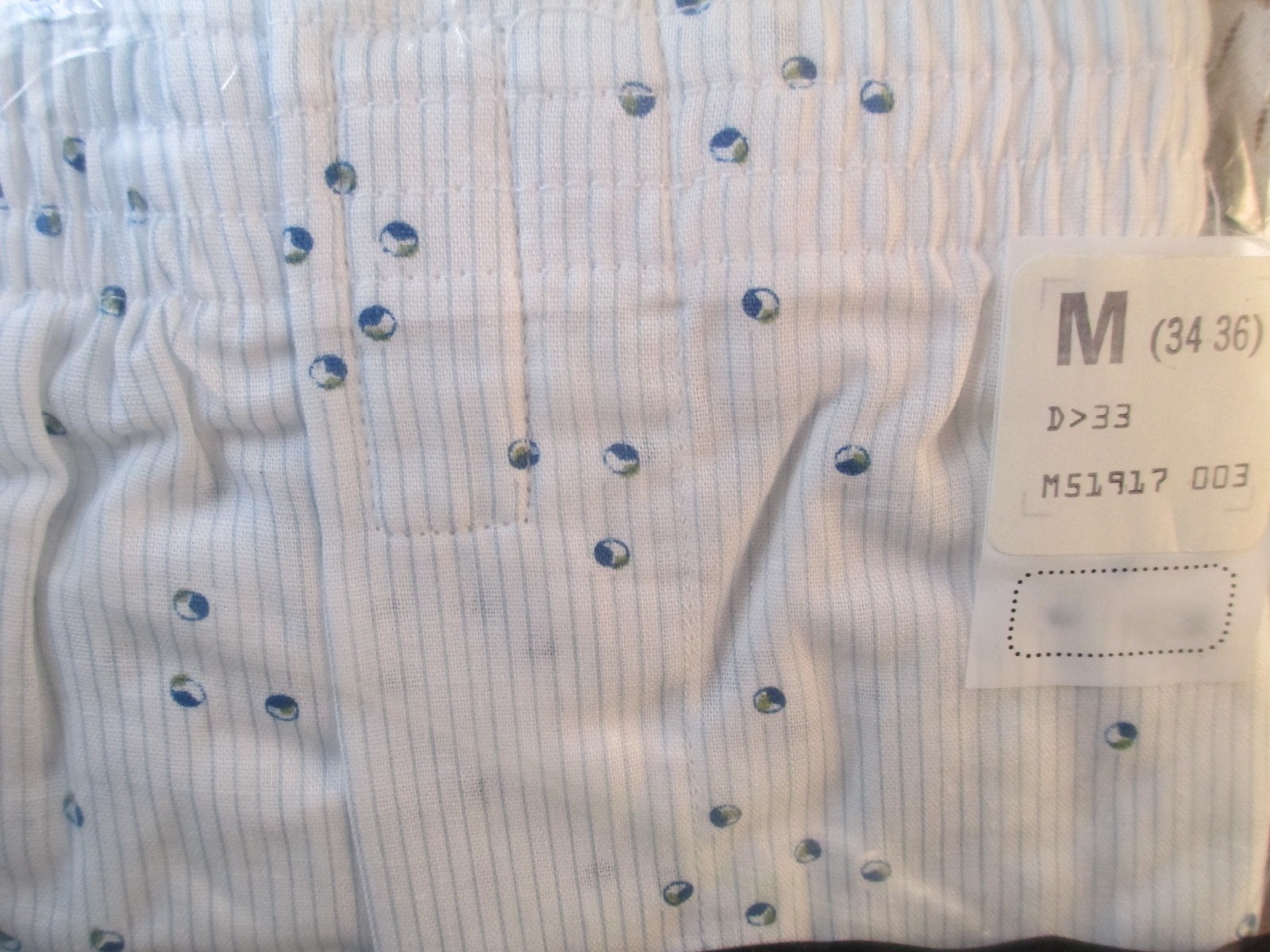 3 Vintage NOS Sears Boxer Shorts Underwear SZ 34 -36 Medium USA Made Lot 9