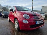 2016 Fiat 500 1.2 Pop Euro 6 (s/s) 3dr HATCHBACK Petrol Manual