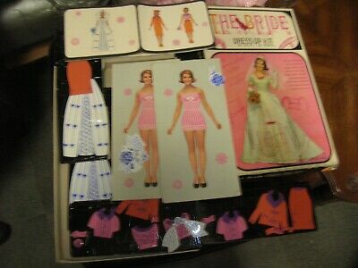 COLOR FORMS - THE BRIDE Dress-Up Kit (1963) Bridal Gown by Saks 5th Ave.