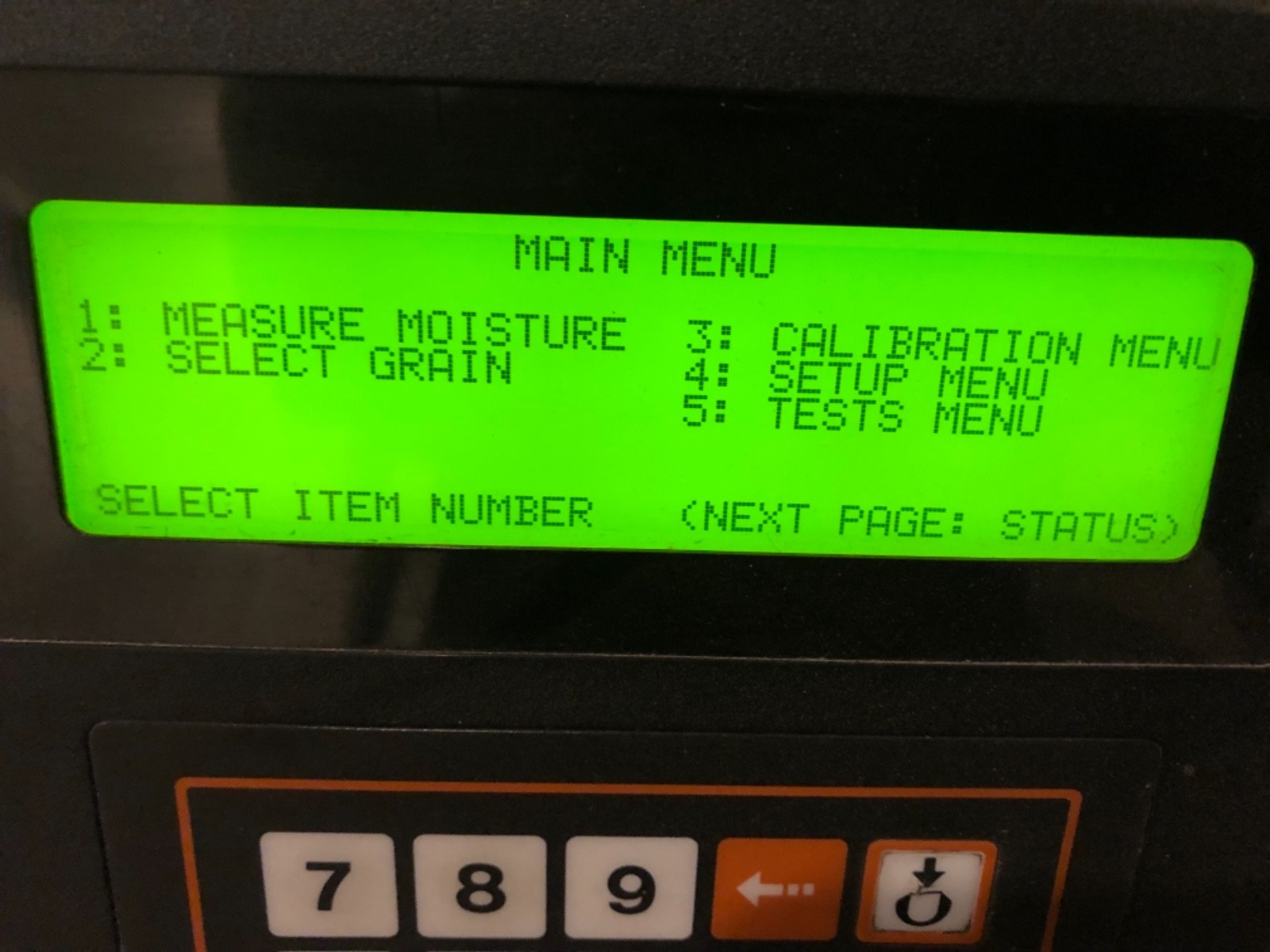 Dickey John Gac 2100 Agri Grain Moisture Meter Tester W/ Owners Manual