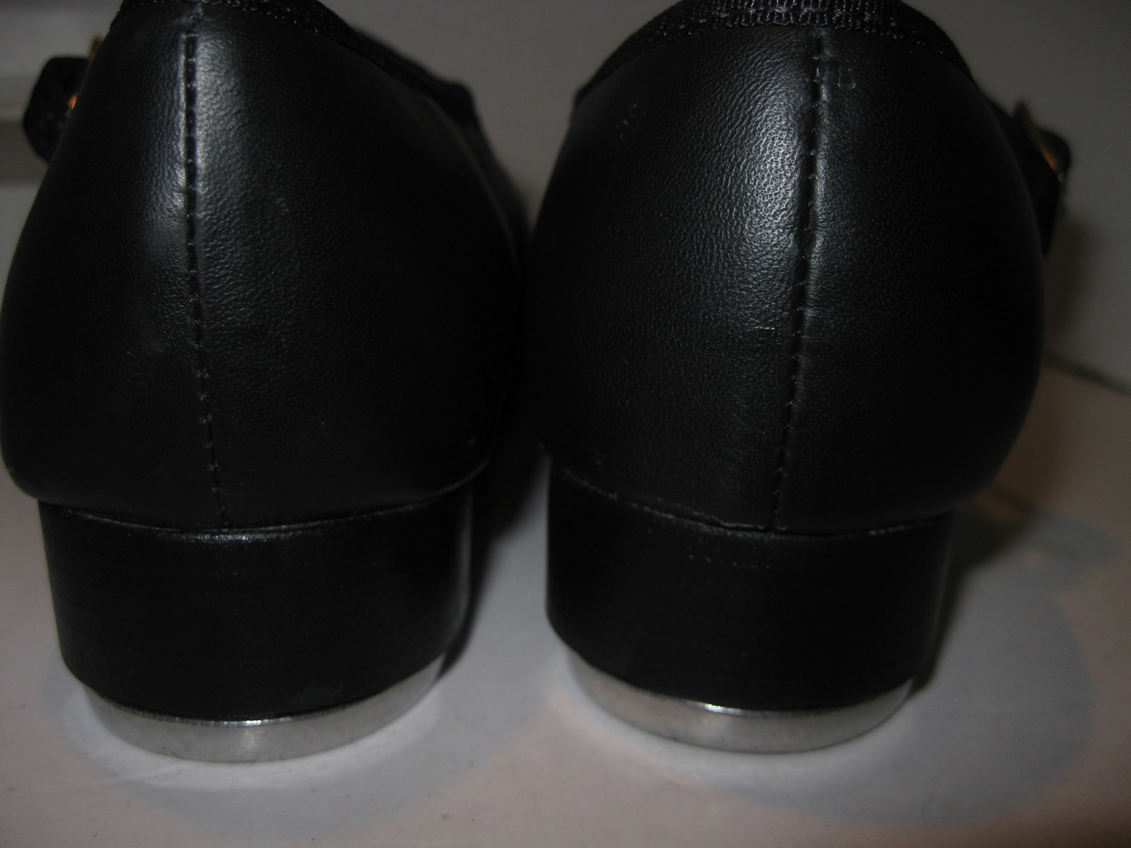 Capezio womens size 5 black leather mary jane tap shoes