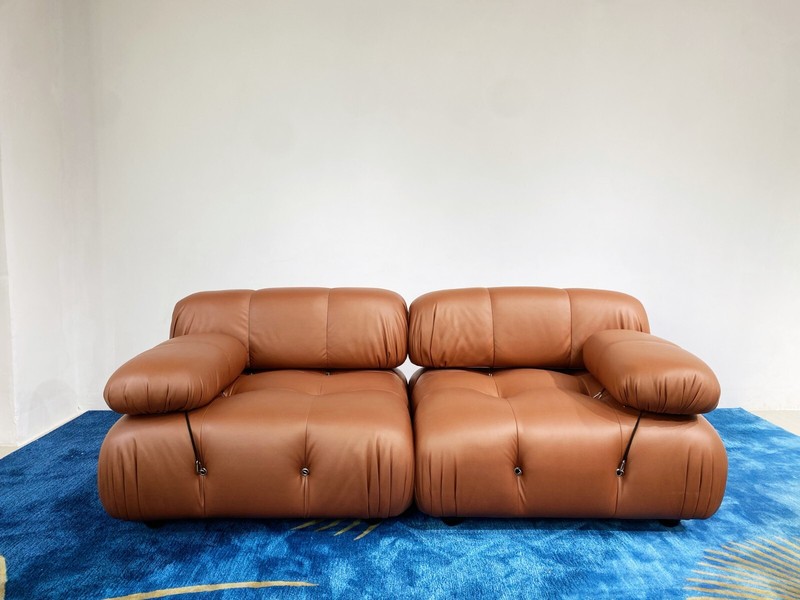 Mario Bellini Tribute Camaleonda Recreated Sofa Custom Sectional Two Seater