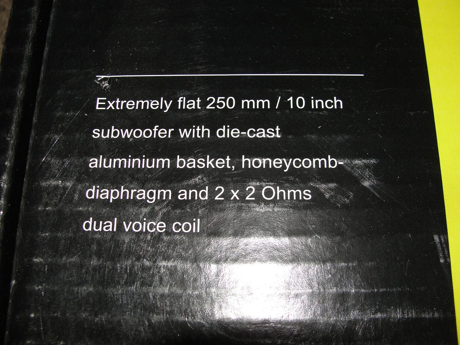 Helix E 10W Shallow mount subwoofer, Dual 2-ohm, NEW! Never Installed!!!