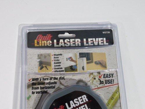 Performance Tool Qui Line Laser Level Magnetic Base New Sealed G1