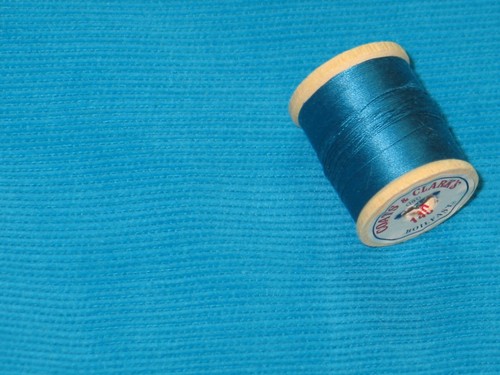 ntique Vintage Cotton Corduroy Fabric 1940s 1950s Aqua Blue 86 x 36