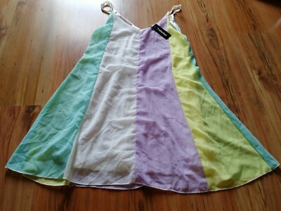 Yidarton Kleid, Strandkleid Gr. S (36, 38) türkis, weiß, flieder, hellgrün NEU !