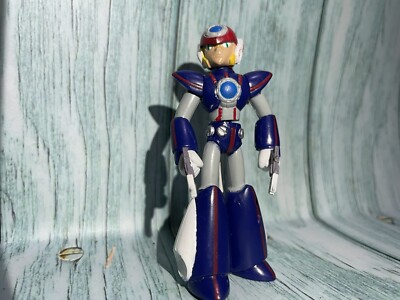 Mega Man X AXL Action Figure Mini Toy Doll 3  Jazwares Complete 2004 Capcom