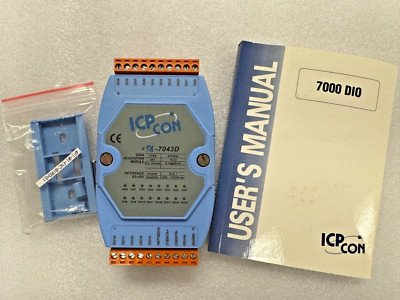 BRAND NEW ICP CON DAS I-7043D 16 CHANNEL REMOTE ACQUISITION MODULE