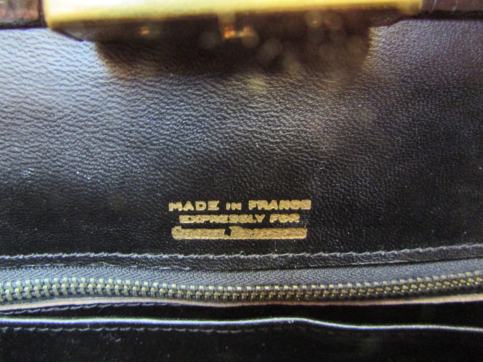 Vintage Gimbels women's handbag made in France