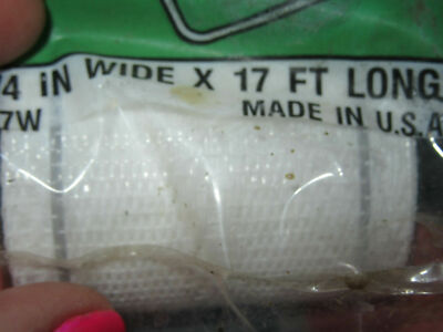NOS Frost King Lawn Furniture Re-Webbing - White w/Grey Stripes-Unopened Package