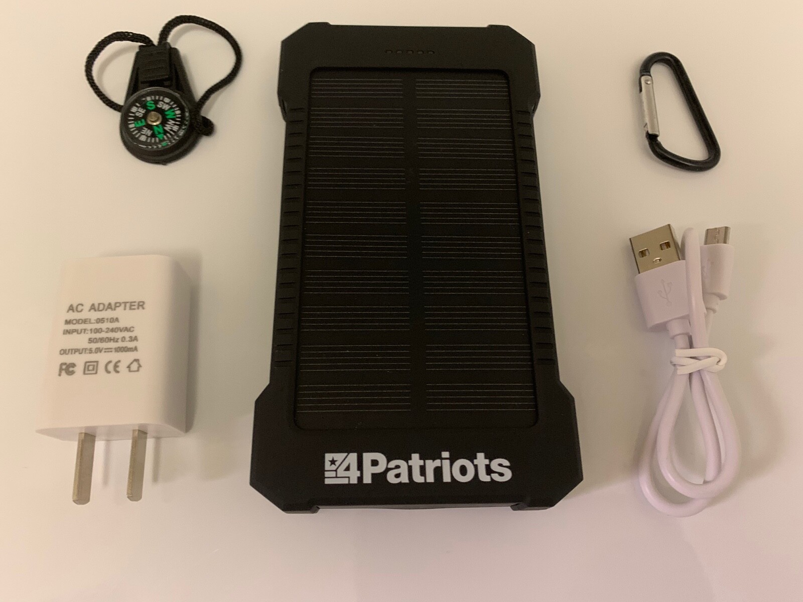 patriot solar powered phone charger