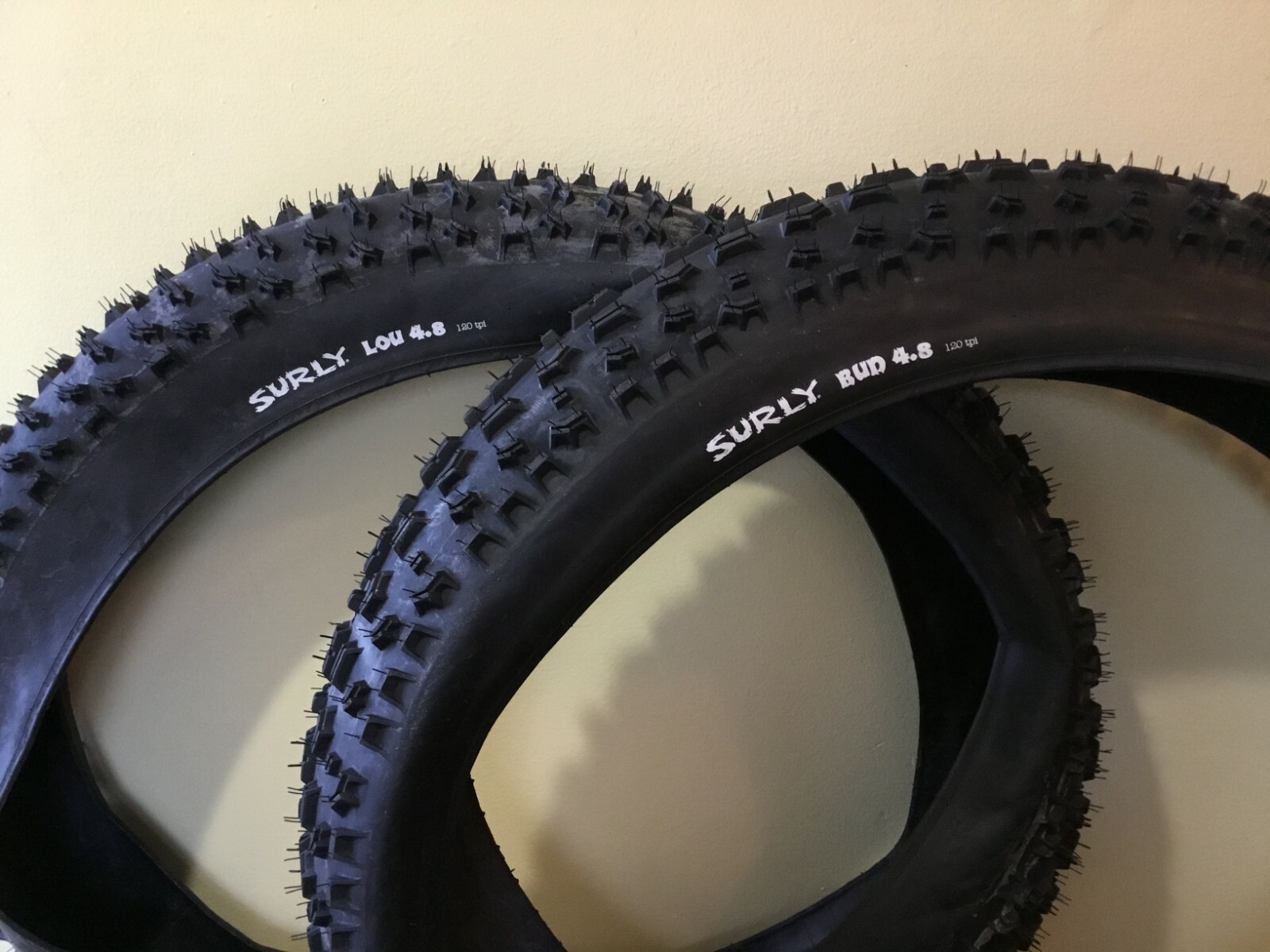Surly Bud and Lou Tires New Front and Rear Tire 120tpi Folding Bead 26x4.8"