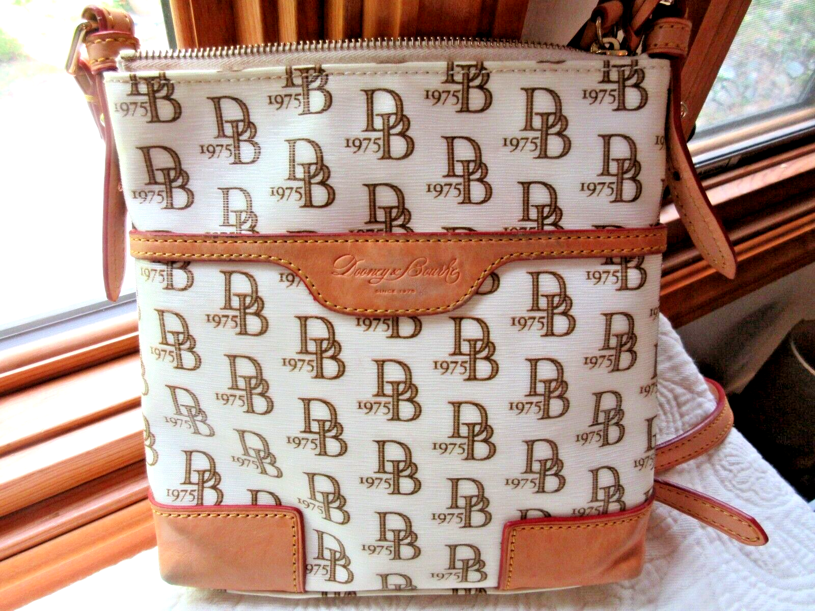 ドゥーニーアンドバーク メッセンジャーバッグ USA製 ヴィンテージ バイカラー DOONEY & BOURKE VTG DB 1975 SIGNATURE MESSENGER BAG COATED