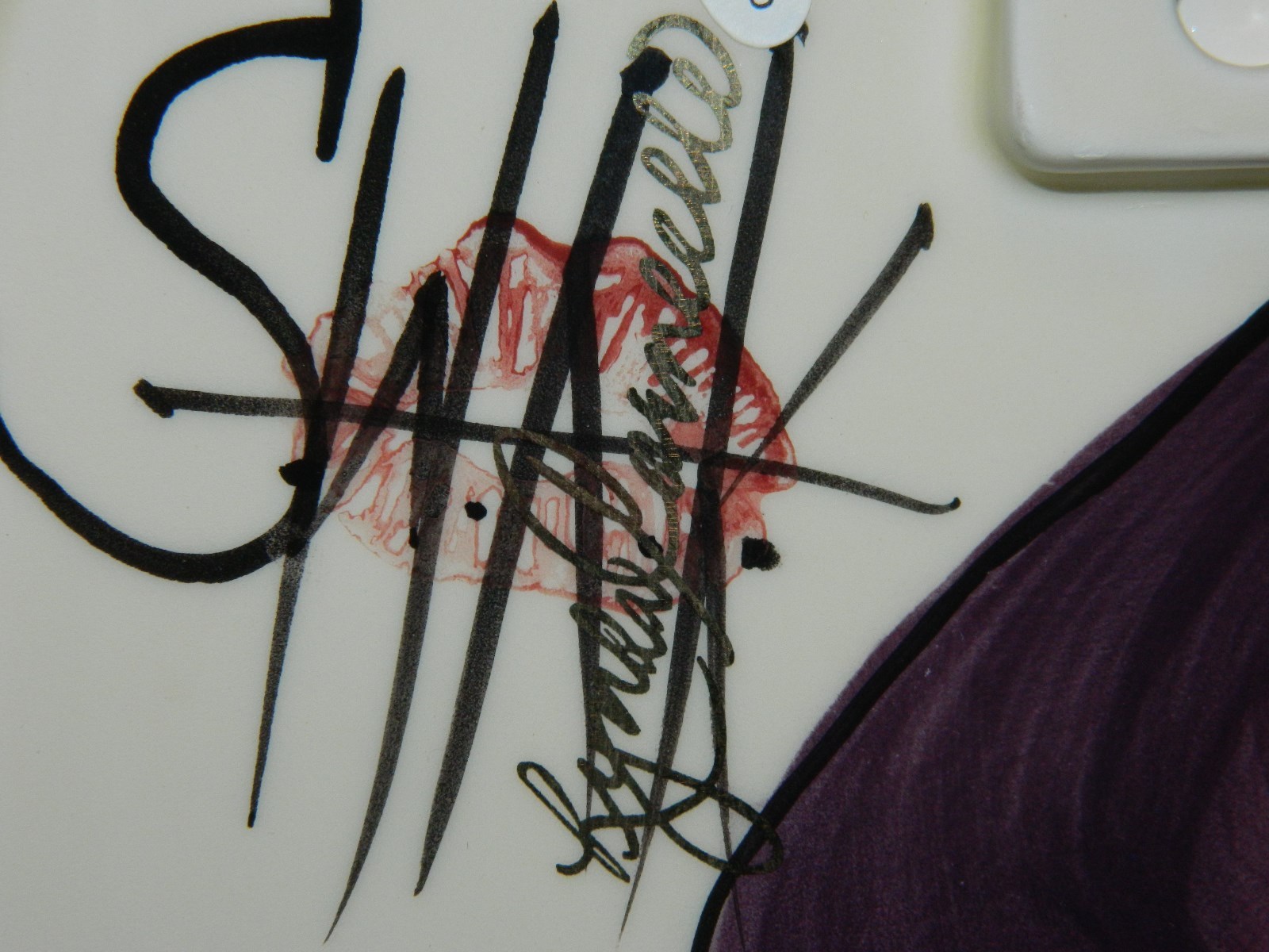 LARGE LYNDA CORNEILLE ‘SWAK’ AUNT GERTIE CERAMIC WALL PLATE