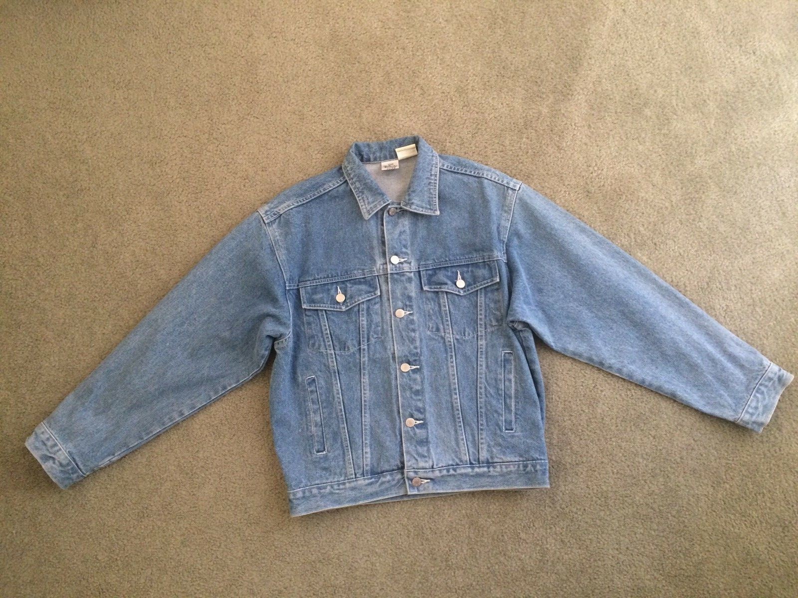 Rare Vintage Disney Store 1995 Classic Mickey Cast Member Jean Jacket Size S