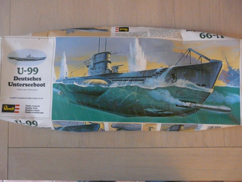 Maquette Bateau 1/125 Revell Ref 05054 U-99 Deutsches Unterseeboot