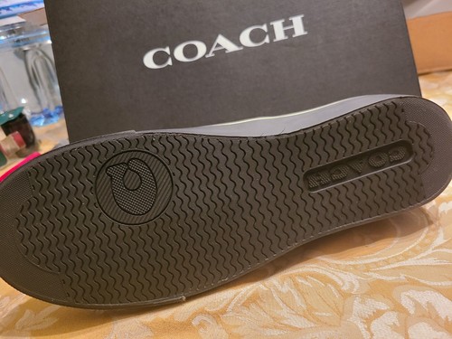 Pre-owned Coach Men's Low Top Sneaker Signature Canvas 11 D Camo Limited Edition In Multicolor