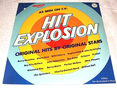''Hit Explosion'' 1977 Rock/Pop/Funk/Soul LP, SEALED!, Ronco, Various Artists,READ
