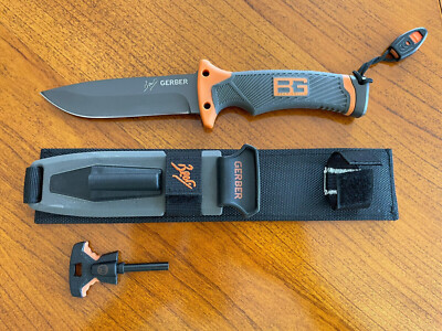 GERBER ''BEAR GRYLLS'' MESSER ULTIMATE SURVIVAL MIT FESTSTEHENDER KLINGE -NEU-