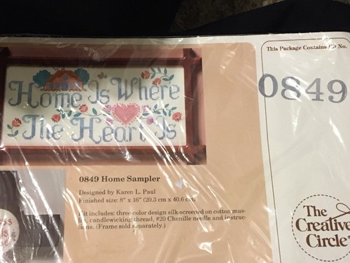 The Creative Circle 0849 Home Sampler 1434 Pink Iris Lot Of 2