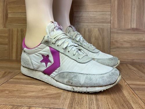 VTG🔥 Sz 9 - Converse L.A Olympics 1980's Magenta Shoes