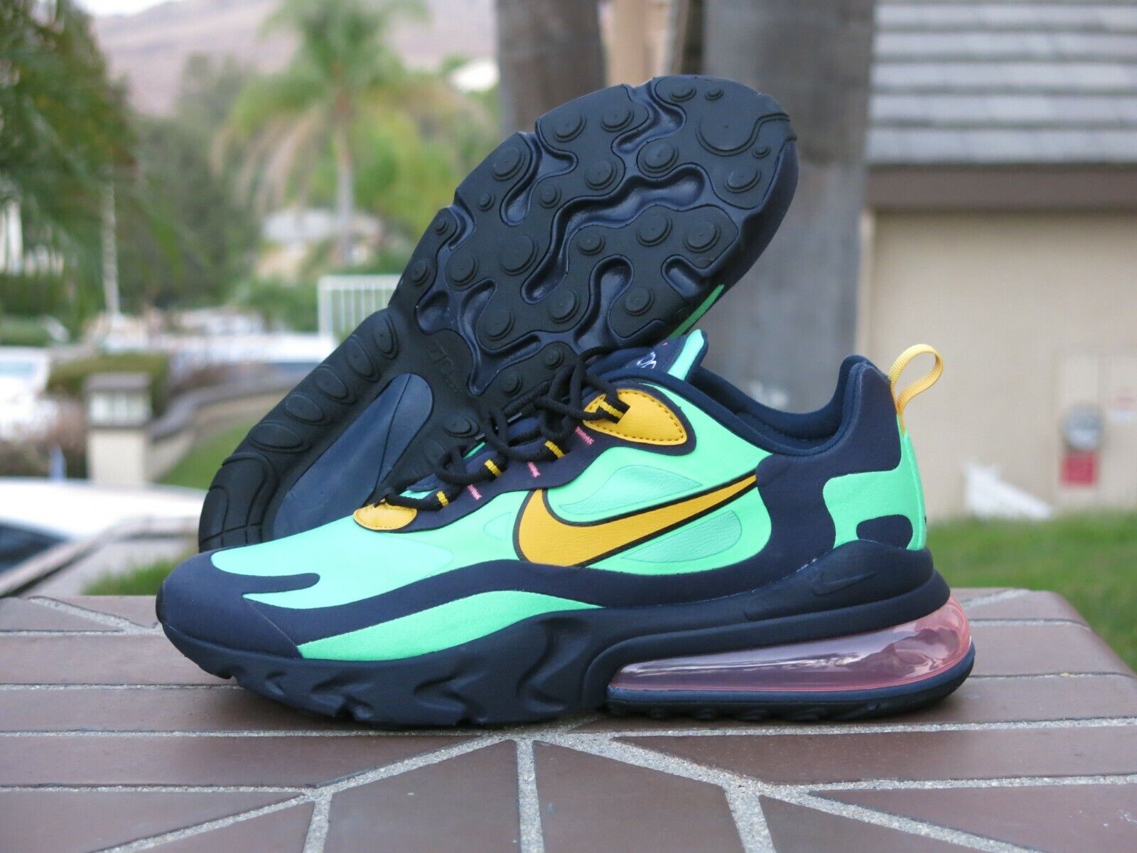 Nike Air Max 270 React Men's Athletic Sneakers AO4971-300 | eBay Nike Air Max 270 React Men's Athletic Sneakers AO4971-300 | eBay