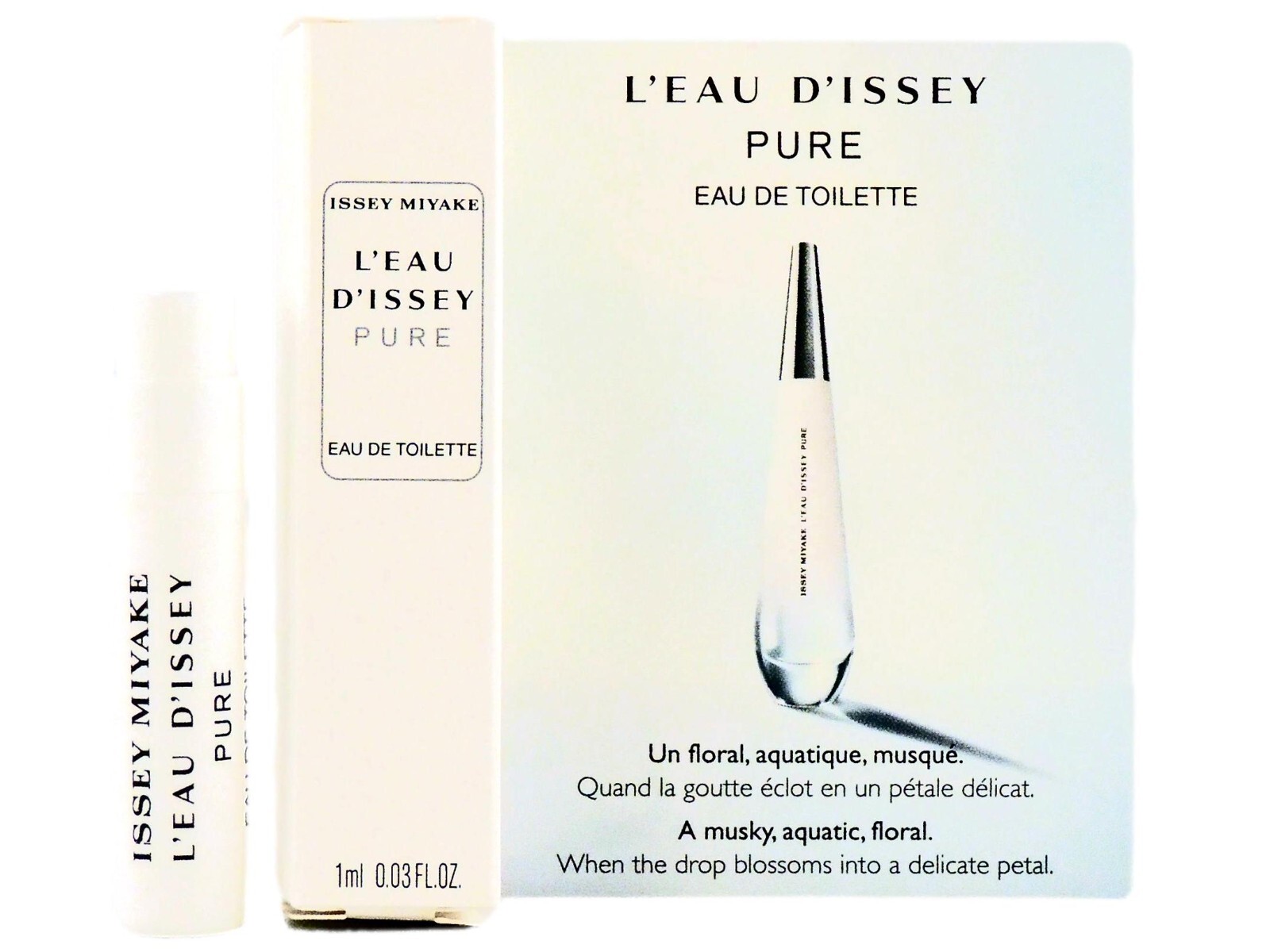 ISSEY MIYAKE L'EAU D'ISSEY PURE EDT 1.0ml .03fl oz x 1 PERFUME