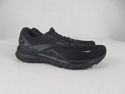 Brooks Adrenaline GTS 23 Mens 10 Shoes Black Gym Running Sneaker 1103911D020
