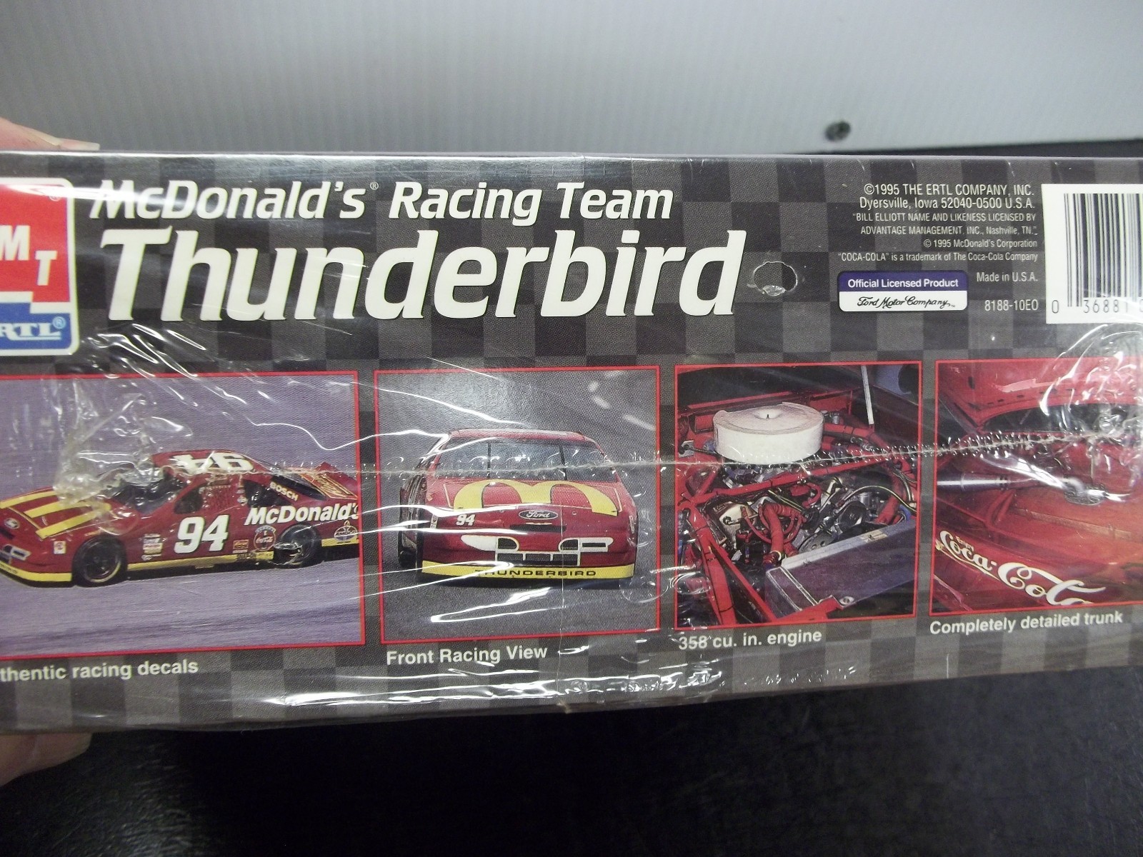 AMT Ertl Nascar Model Kit #94 McDonalds Racing Team 1/25 Scale New Sealed