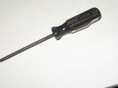 #0 Phillips Screwdriver w/ Clip, 2-1/2'' shaft, 4-5/8'' OAL, USA, ALLEN # 30835