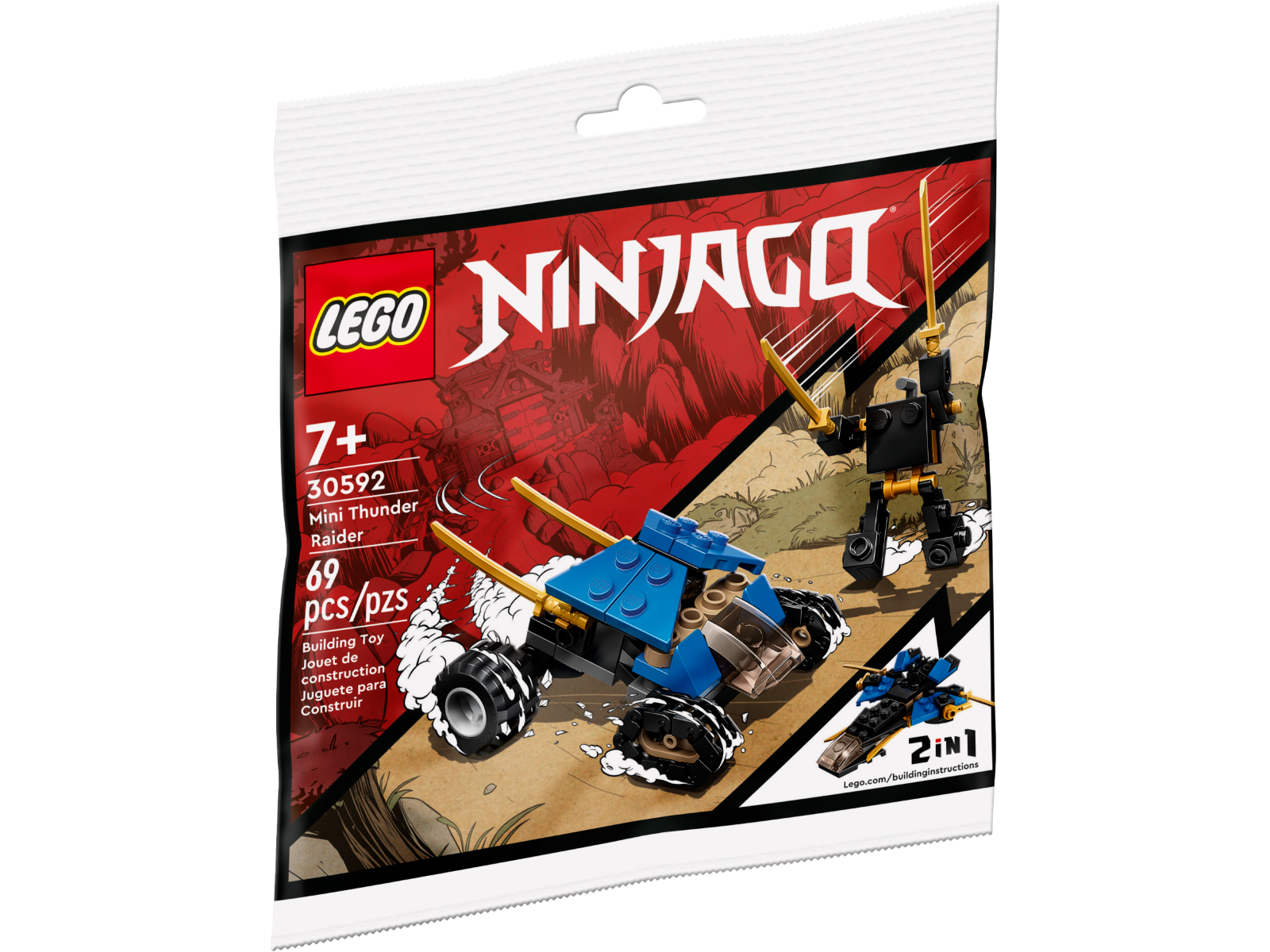 LEGO ninjago The Mini Off Fight 30592 Mini Thunder Raider | eBay