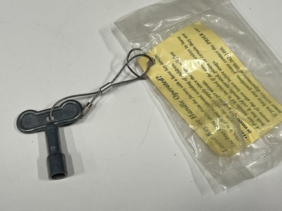 Prier C-108 Operating Key on Cable Lanyard Spigot Security and Safety