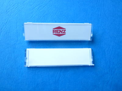 Renz Namensschildabdeckung für Tastenmodul 97-9-82253, 62 x 16 mm