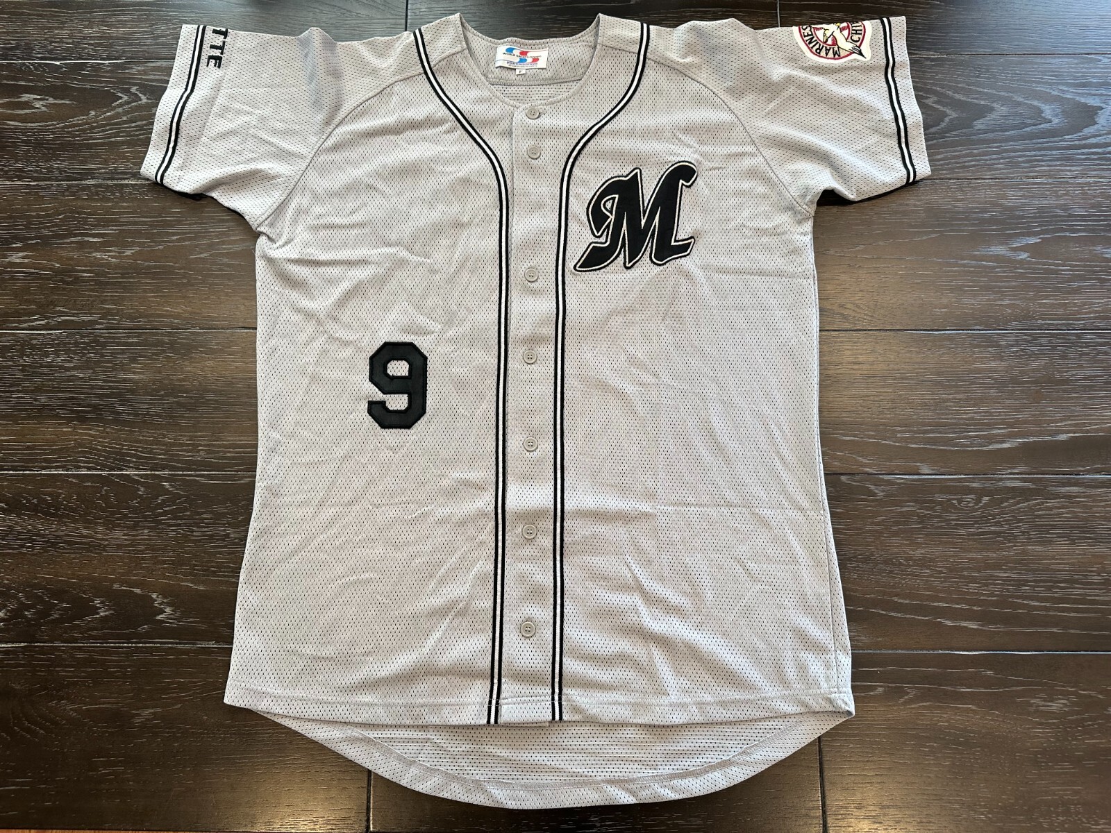 Marines ユニフォーム FUKUURA 9 Chiba Lotte Marines Fukuura #9 Jersey Size F (Size L USA