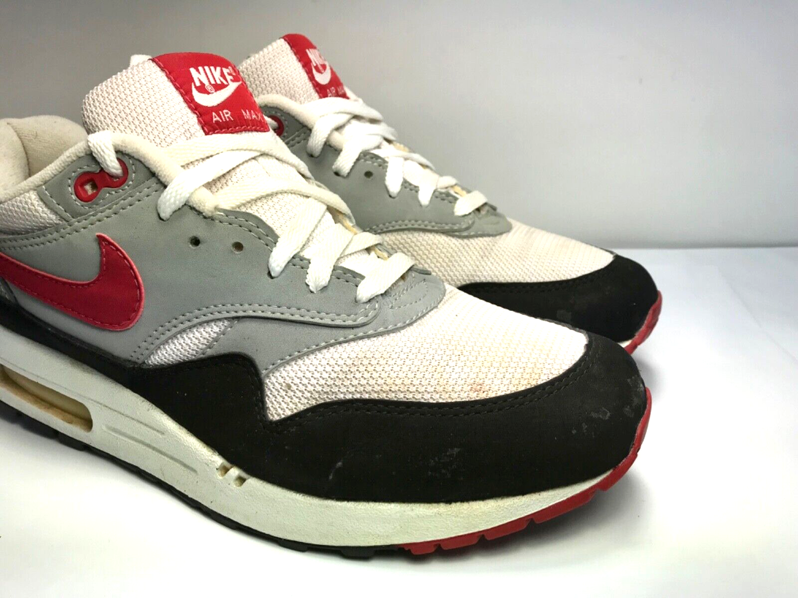 Air max 1 red black white cheap