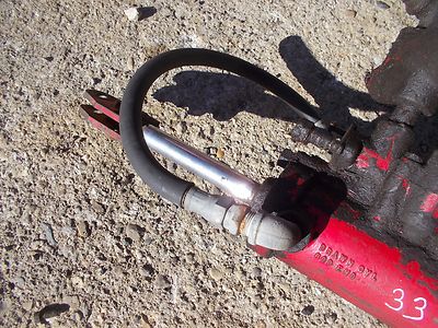 Massey Harris 33 tractor MH hydraulic hitch lift cylinder outlet hoses 3pt hitch