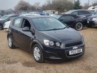 2013 CHEVROLET AVEO 1.2 LT ECO 5 DOOR 5 SPEED MANUAL BLACK ULEZ COMPLIANT
