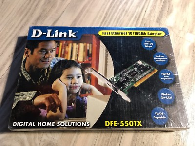       D-LINK DFE-500TX REV-E1 PCI NETWORK ETHERNET 100M ADAPTOR CARD   