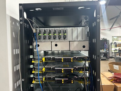 Rittal OCP V1 Rack w/ 18x T181-G20 1U Configured Servers (See Description)