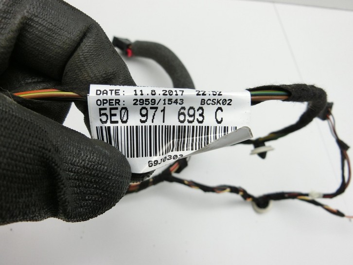 Skoda Octavia 17-20 Break Kabelbaum für Tür und Fensterheber Links Hinten Skoda Octavia 17-20 09.11.2017 5E0971693C... Bild 5